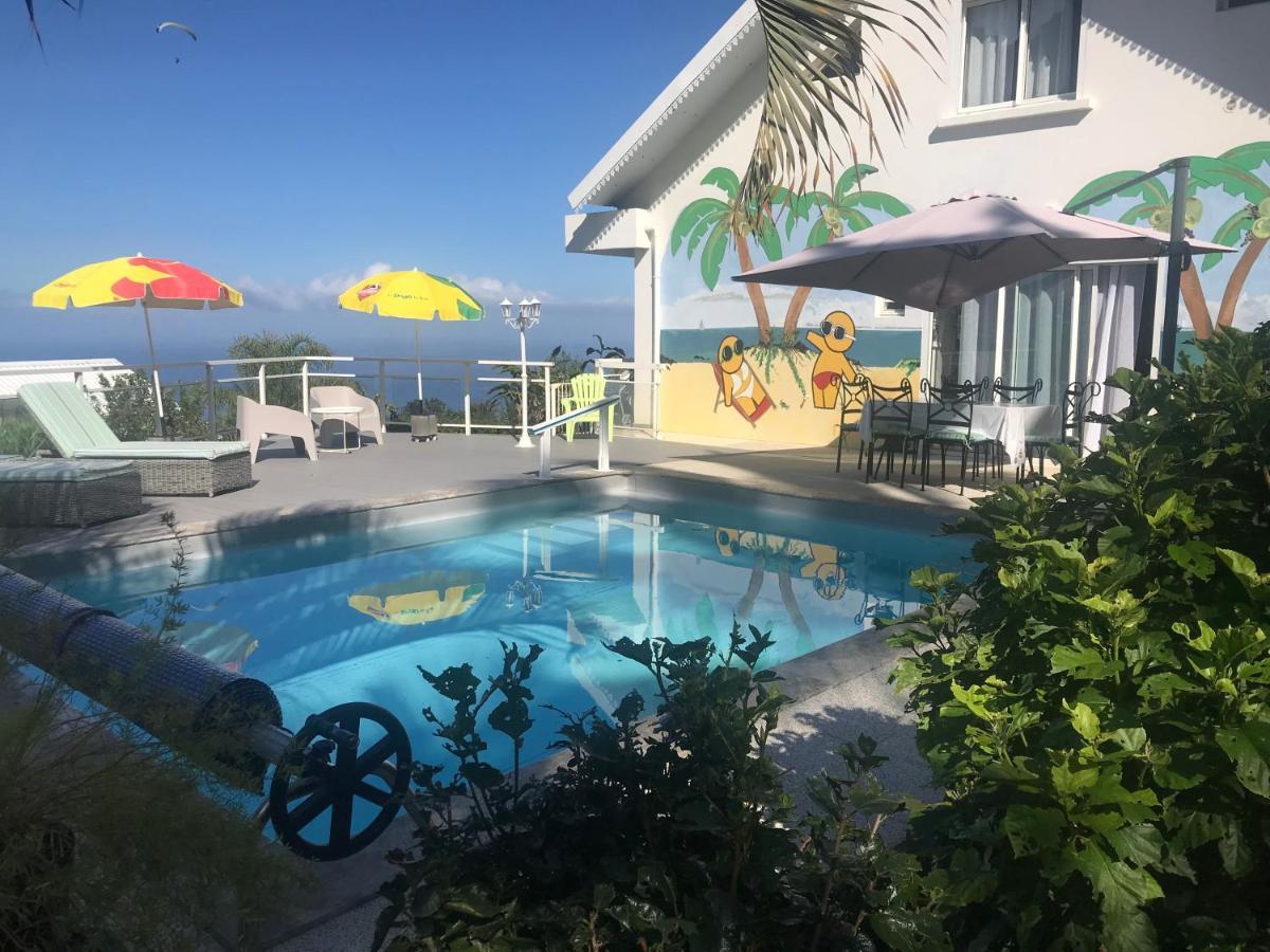 St Leu -Villa D'Artiste, Superbe Vue Mer, Piscine Chauffee Saint-Leu Ngoại thất bức ảnh