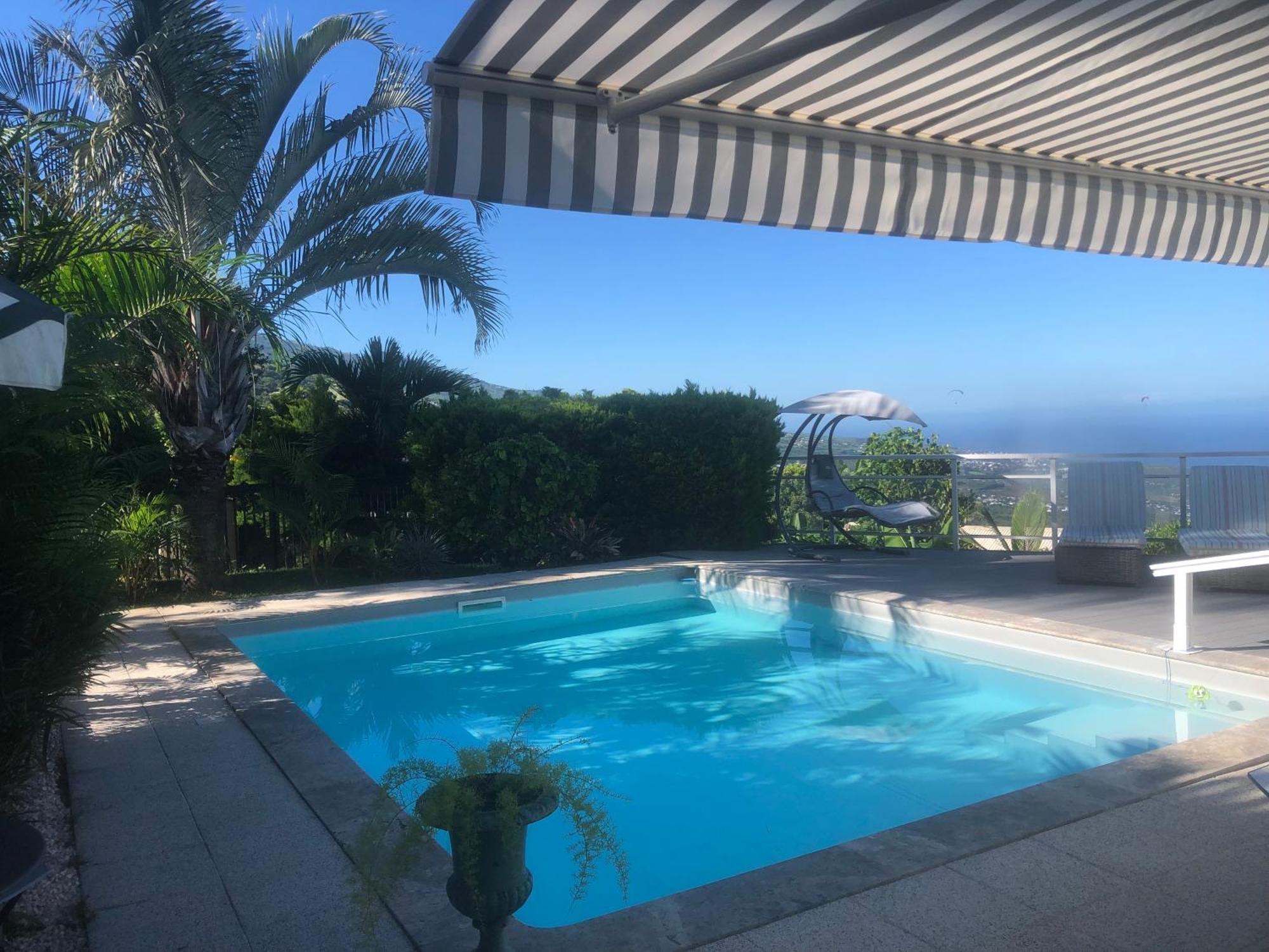 St Leu -Villa D'Artiste, Superbe Vue Mer, Piscine Chauffee Saint-Leu Ngoại thất bức ảnh